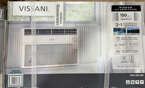 Vissani 5,000 BTU 115-Volt Window Air Conditioner for 150 sq. ft Rooms - Picture 1 of 3