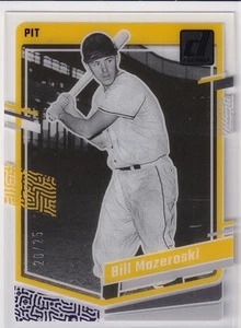 Bill Mazeroski - /25 Purple - 2023 Panini Chronicles Clearly - Bild 1 von 2