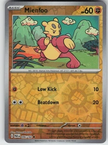 Reverse Holo Mienfoo 096/182 Common SV04: Paradox Rift NM - Picture 1 of 1