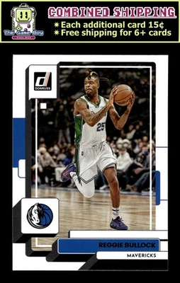 2022-23 Donruss #183 Reggie Bullock - Dallas Mavericks - Image 1 of 2