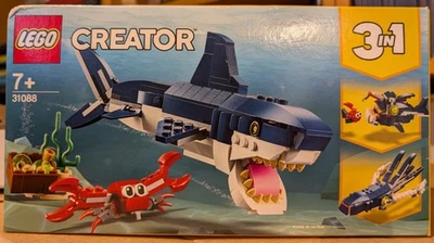 LEGO CREATOR:Deep Sea Creatures 3 In 1 Building Model Retired 31088 DAMAGED* - Image 1 of 4