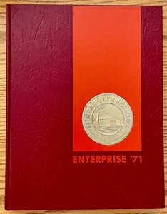PETALUMA High School Petaluma, California CA 1971 71 "ENTERPRISE" Yearbook NICE! - Picture 1 of 1