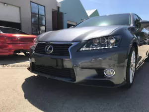 Divisor de labios delantero de fibra de carbono para 13-15 Lexus GS350 F-Sports L10 L15 AWL10 - Imagen 1 de 10