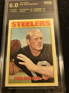Terry Bradshaw 1972 Topps Football #150 Graded 6.0 - Picture 1 of 10
