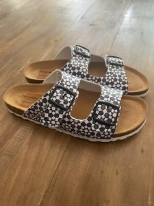 Neu Joules Penley Printed Buckle Slide Slipper Sandalen Größe 9 Birkenstock - Bild 1 von 10