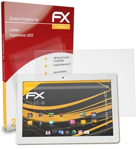 atFoliX 2x Screen Protection Film for Leotec Supernova Qi32 matt&shockproof - Afbeelding 1 van 8