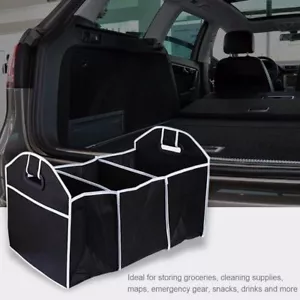 3 Section Collapsible Storage Box Car Trunk Organizer Cargo - Foto 1 di 4