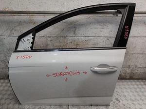 RENAULT MEGANE MK4 BFB COMPLETE DOOR FRONT LEFT SIDE IN ARTIC WHITE 2018 - Picture 1 of 23