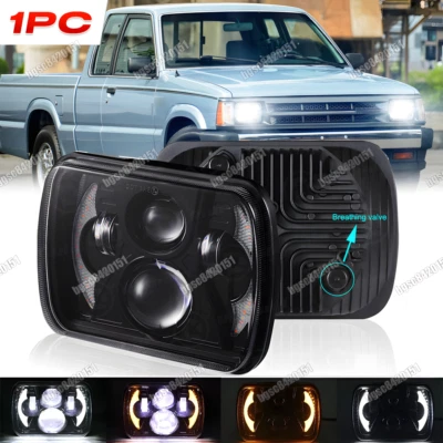 Bombilla halo faros LED 100W para camioneta Mazda B2000 B2200 B2600 1986-93 7x6" 5x7 Foto 1 de 4