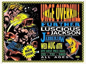 TAZ - URGE OVERKILL - SILKSCREEN POSTER - Picture 1 of 1