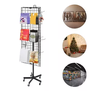 Triangular Grid Panel Display Stand, Floor Standing Gridwall Display Stand - Picture 1 of 14