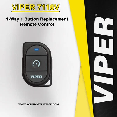 Viper 7116V 1-Way 1 Button Replacement Remote Control - Imagem 1 de 2