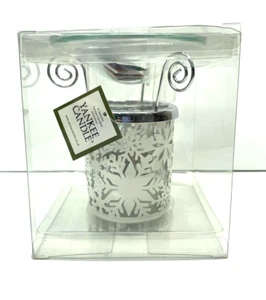 Yankee Candle Snowflake Tart Warmer Tea Light - Picture 1 of 4