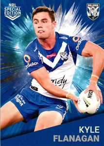 2021 CANTERBURY BULLDOGS NRL Card KYLE FLANAGAN Rivalry Special Edition - Foto 1 di 2