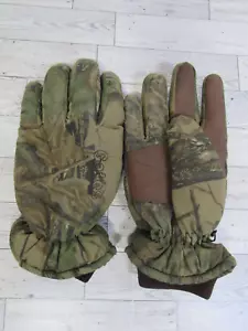 GATES THERMOLITE Men’s Insulated Realtree Camo Gloves Mens Size L Hunting - Picture 1 of 6