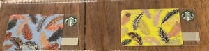 STARBUCKS Japan Set Of Two Cards. Limited Release! Pins Intact! - Picture 1 of 2