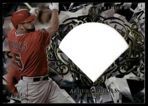 2015 Topps Tribute #DC-AP Albert Pujols Diamond Cuts Relics Black #/50 - Picture 1 of 2