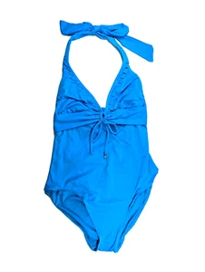 Costume da bagno donna Cole California collo alto azzurro piscina pezzo unico taglia media - Foto 1 di 8
