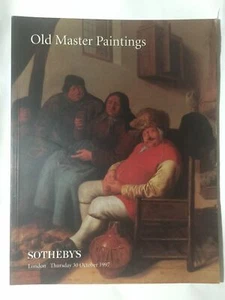 Old Masters Paintings Sothebys Catalog Thursday 30 October 1997 Sothebeys - Picture 1 of 2