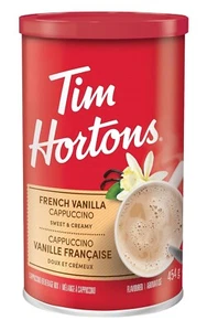 Tim Hortons French Vanilla Instant Cappuccino Mix 454g 16oz Imported From Canada - Picture 1 of 3
