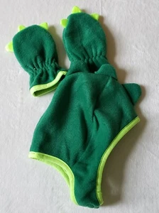 Baby Gap Baby Boy Fleece Dinosaur Trapper Hat And Mittens Set 0-6 Months NWT - Picture 1 of 4