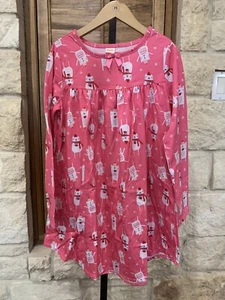 Gymboree Girl’s Long Sleeve Nightgown Pink  Dancing Bear Size 10/12 - Picture 1 of 5