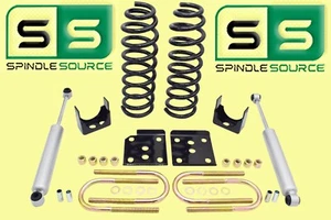 3" / 6" Drop Lowering Kit Coils Flip 3/6 + SHOCKS Fits 09-14 Ford F-150 F150 - Picture 1 of 1