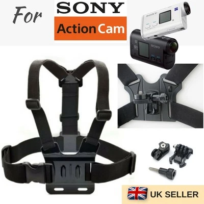 Adjustable Body Chest Strap Harness Mount for SONY HDR FDR Sports Action Camera  - Image 1 of 4
