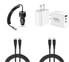 For Motorola RAZR+ Plus Charging Pack - 40W USB-C Car, Wall Charger, USB Cables