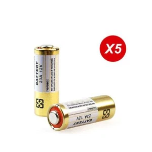 5 x A23/23A/8LR932 12V Powercell Alkaline Battery Batteries for Alarm/Remote - Photo 1/3
