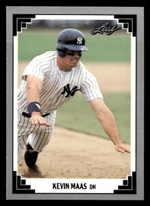 1991 Leaf Kevin Maas #393 New York Yankees