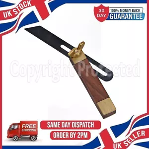 ADJUSTABLE 4" SMALL BEVEL CARPENTERS SLIDING WOOD GAUGE ANGLE FINDER FOR MARKING - Picture 1 of 4