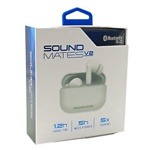 Bezprzewodowe słuchawki douszne Sound Mates V2 Bluetooth 5.0 białe
