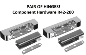 Component Hardware R42-2000 5-1/2" Scharnier Kantenmontage Chrom nicht steigend 1-3/8" Offset - Bild 1 von 11
