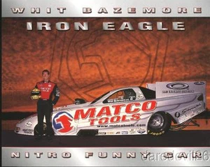 Tarjeta de héroe Dodge Charger FC NHRA Whit Bazemore Matco Tools 2002 "2ª versión" - Imagen 1 de 1