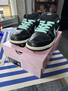Nike SB Dunk Low Pro Diamond Supply "Black Diamond" UK 10.5 - Picture 1 of 5