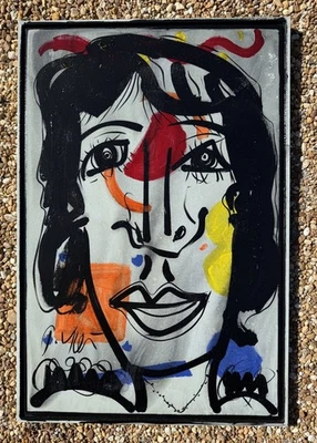 "Pintura acrílica abstracta de Peter Robert Keil 36+24""" Foto 1 de 4