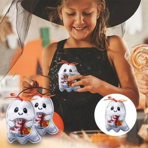 Halloween Candy Bag Handmade Cartoon Print Candy Bags Halloween Candy Bag - Picture 1 of 8