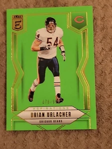 Donruss Elite Brian Urlacher Aspirations 2025 verde lima/999 Chicago Bears - Imagen 1 de 3