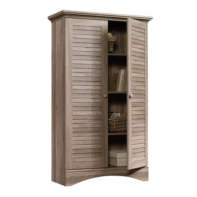 Harbor View Storage Cabinet, Salt Oak - Image 1 of 4