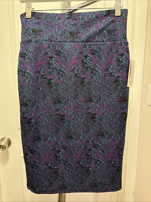 ¡NUEVO! Falda Lularoe Mujer Talla Pequeña Pastel Floral Lápiz Pull On Foto 1 de 4