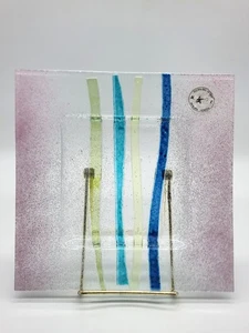 Bandeja decorativa de vidrio fundido Fucina Del Vetro Murano Venezia 8" - Imagen 1 de 10