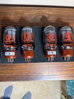 TUBOS DE VÁCUO GROOVE GT-KT66-C SÉRIE DOURADA - Imagem 1 de 4