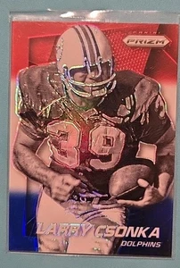 2014 Panini Prizm Larry Csonka Red White Blue Prizm #15 Miami Dolphins - Picture 1 of 2