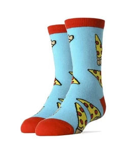 Pizza Party - Kid's Funny Crew Socks - Picture 1 of 5