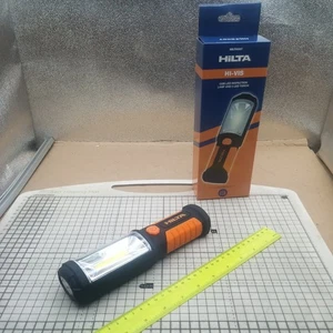 Hilta HILT8007 - Hi-Vis Batterie Taschenlampe mit 3x AA Batterien Werkstatt Inspektionslampe - Bild 1 von 14