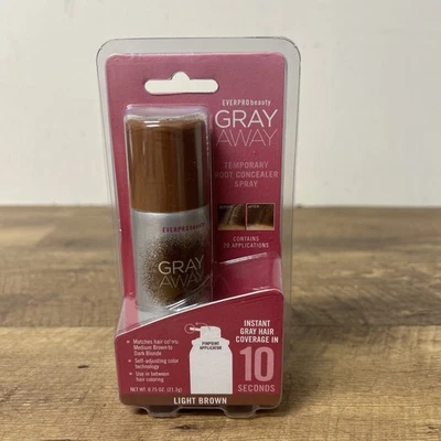 Spray Everpro Gray Away Root Cover Up 0,75 oz - marrón claro Foto 1 de 3