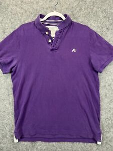 Aeropostale Polo Shirt Adult L Large Purple Golf Casual Work Short Sleeve Mens 
