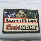 1999 Coors Light Turn it Up beer coaster