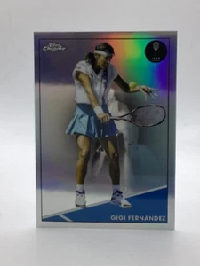 TOPPS TENNIS CHROME 2021 GIGI FERNANDEZ REFRACTOR - Picture 1 of 2